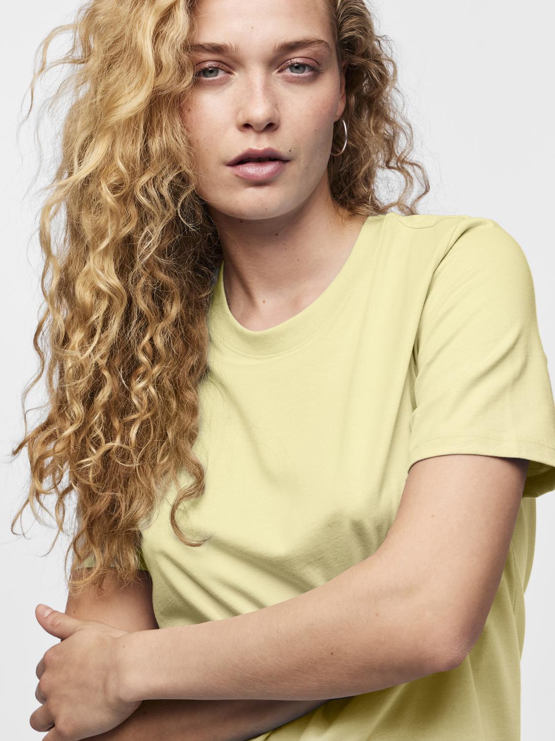 PCRIA T-Shirt - Pale Banana